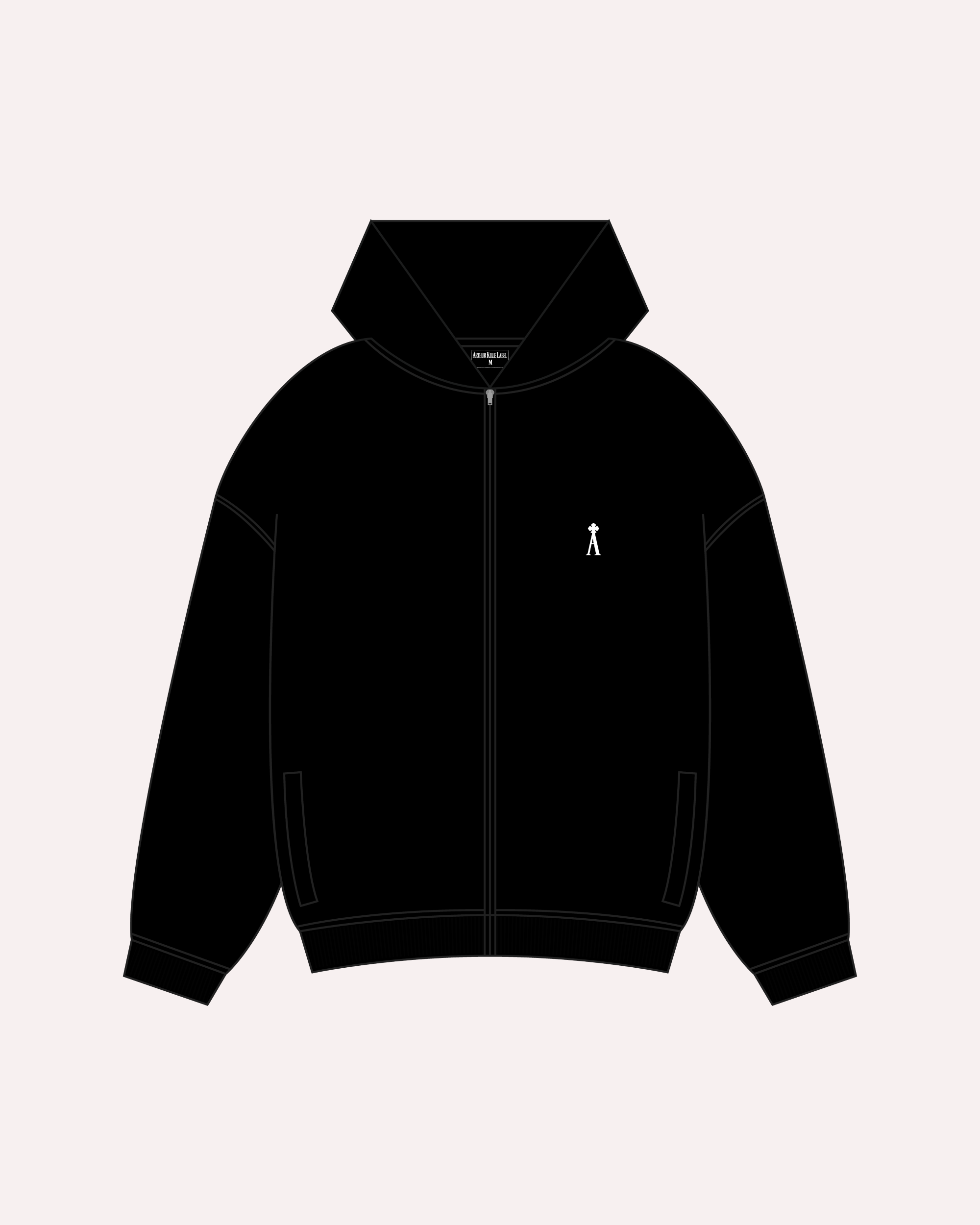 Classic Heavyweight Full Zip Hoodie